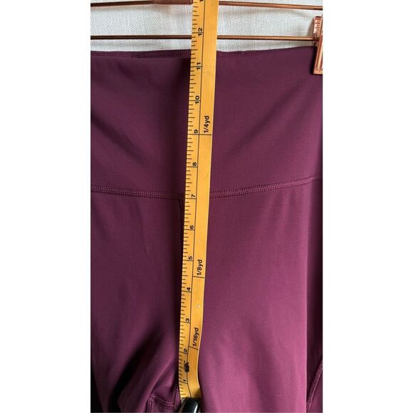 Athleta Ultimate Stash Pocket 7/8 Tights Leggings Deep Burgundy 1X High Rise - Picture 13 of 14